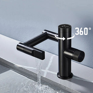 Delois - Modern Rotating Digital Display Basin Mixer Tap-
