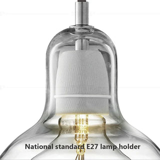 Mbale - Glass Double Shade Hanging Round Pendant Light