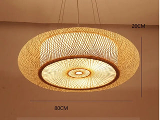 Bronte -  Rattan Bamboo Hadnd Woven LED Pendent Lamp
