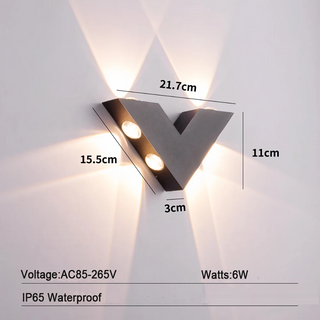 Drystan - LED Up/Down Shinning Outdoor Wall Light