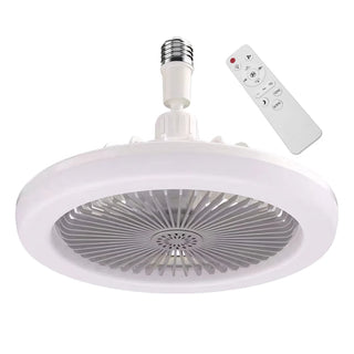 Cassipora - 2-in-1 Ceiling Fan Light E27 LED 30W