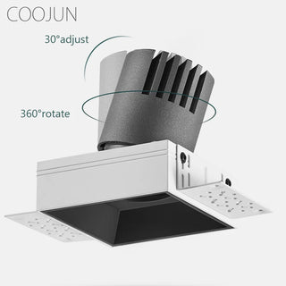 Meyuns - Modern Ceiling Spotlight Recessed Frameless Square