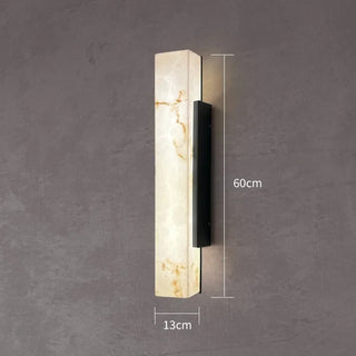 Maisie - Modern Minimalist Outdoor Lmitated Marble LED Wall Light