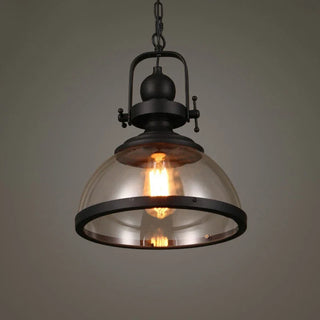 Jade - Iron Black American Style Industrial Pendant Hanging Ceiling Light