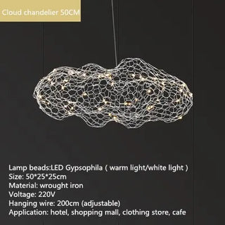Ayla - Mesh Cloud Wire Ceiling Light