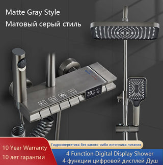 Alper  - Digital Waterfall Shower System Set Thermostatic