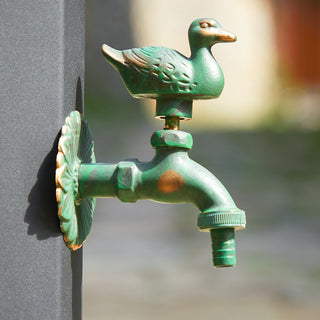 Elnora - Garden Faucet Antique Brass Animal Cold Water Fauce