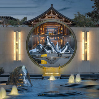 Jaspar - Marble Style Outdoor LED Wall Light Bar