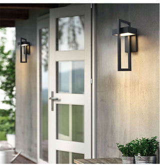 Merlen - Modern Black Outdoor Wall Light