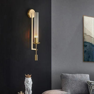 Aubrey - Post-modern Glass Tube Wall Lamp