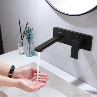 Nicklas - Modern Single Handle Wall Mounted Basin Tap