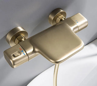 Petros - Thermostatic Bathroom Shower Faucet Mixer Tap With Hand Shower