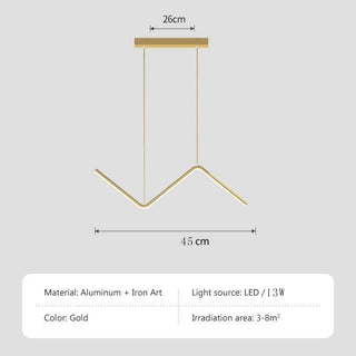 Valentina - Modern Nordic LED Hanging Chandelier