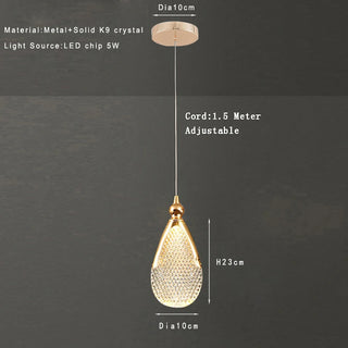 Morningstar - Nordic Style LED Decor Fixture, Hanging Pendant Light