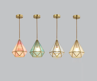 Trofa - Luxury Crystal Modern LED Geometric Glass Pendant Lights