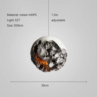 Gulu - Round Planet Ceiling Pendant Light