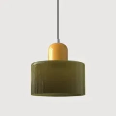Mossel - Modern Long Line Small Minimalist Glass Pendant Light
