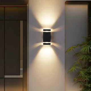 Emma - Up/Down Rectangle/Round Black Smart Wall Light
