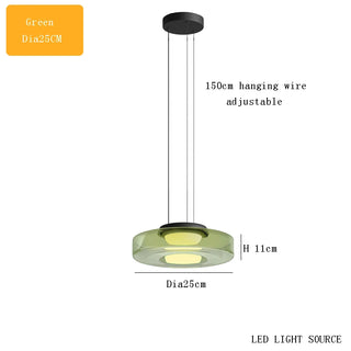 Halley - Modern Levels Series Island Glass Pendant Light