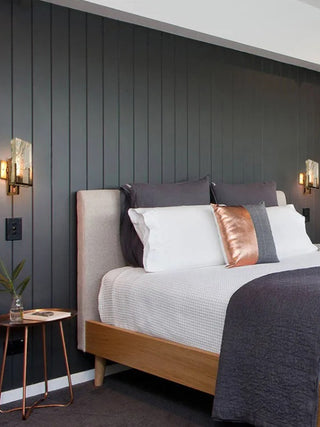 Massimo  - Modern Gold Frosted Glass Style Wall Light