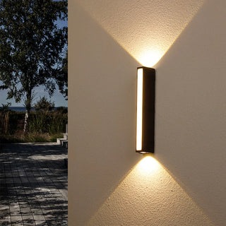 Aerona - Modern Long Outdoor Entrance Wall Light