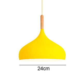 Simon - Modern Teardrop Wood Hanging Nordic Ceiling Pendant Light
