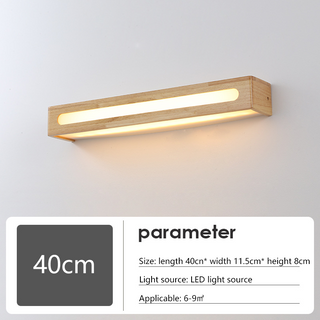 Gisselle - Solid Wood Sconce Bathroom Makeup Mirror Wall Lights