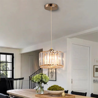 Elshan - Patterned Glass Shade Hanging Pendant Ceiling Light
