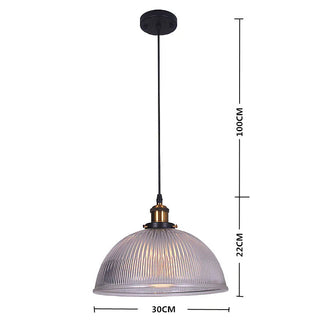 Teodora - Patterned Glass Pendant Ceiling Light