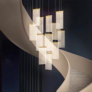 Jude - Modern Teardrop Gold Ceiling Chandelier