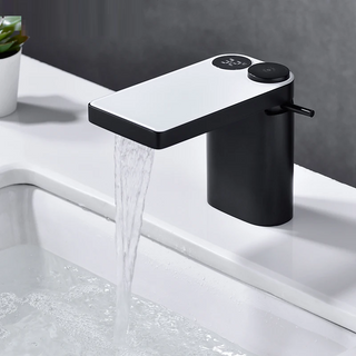 Markita - LED Display Black & White Smart Basin Tap