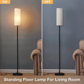 Baylen - Round Modern Floor Lamp with Dimmable E27 Bulb