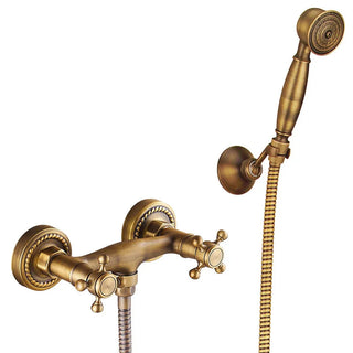 Calley - Vintage Bathtub Mixer Tap Set with Handheld Shower