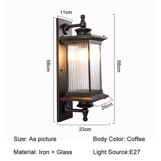Hector - Retro European Style Waterproof Outdoor Wall Lamp