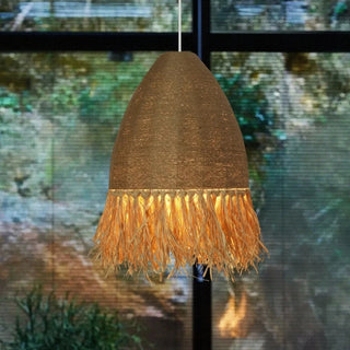 Alain - Wicker Hand-Knitted Pendant Round Ceiling Light