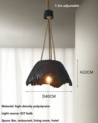 Aleppo - Vintage Hemp Rope Designer Hanging Lamp Fixture