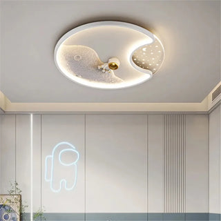 Andi - Surface Mounted Astronaut LED Round Ceiling Light Children's Room