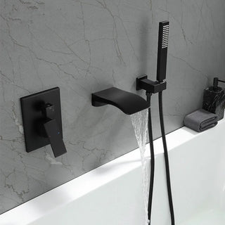 Damario - Modern Waterfall Bathtub Tap Set with Shower