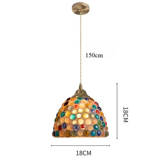 Lubna - Post-Modern Creative Sea Shell Glass Pendant Lights