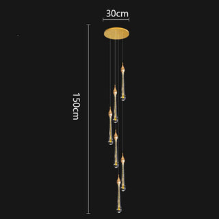 Harraz - Crystal Pendant Ceiling Chandelier