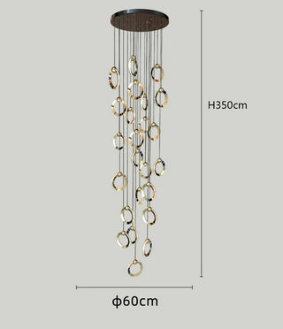 Karine - Crystal Pendant Ceiling Chandelier