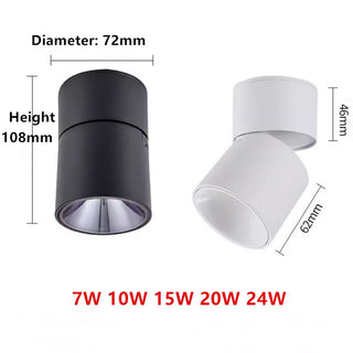 Elab - Modern Surface Mounted Dimmable LED Ceiling Downlight