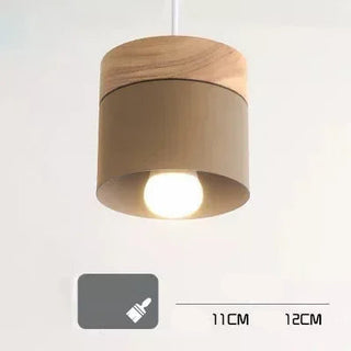 Cynara  - Nordic Wood Round Pendant Hanging Ceiling Light