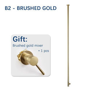 Corrinne - Brass Modern Ceiling Mounted Bathroom Tap