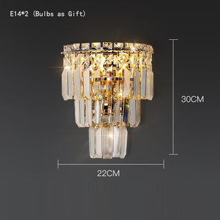 Castella - High-End Tassel Tiered Crystal Rectangle Chandelier