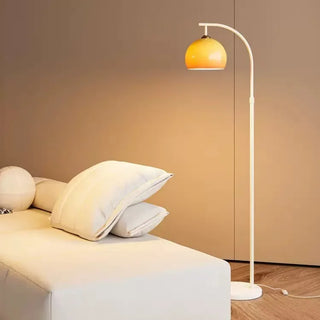 Solenne - Modern LED Sunset Arc Floor Lamp with Remote Control