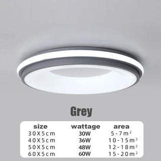 Píritu - Round Multicolour Flush Mount Modern Ceiling Light