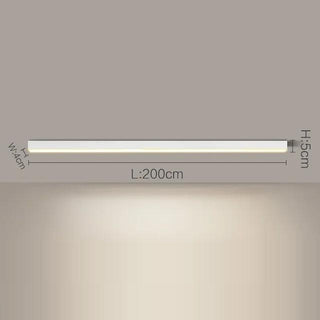 Hisor - Modern Black Thin Indoor Wall/Ceiling Thin Light