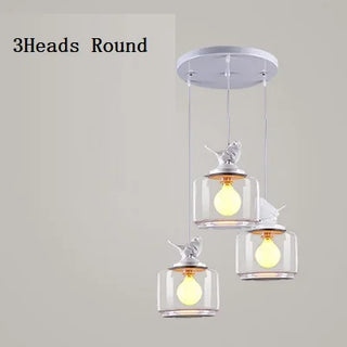 Plessen - Nordic Glass Bird Hanging Light