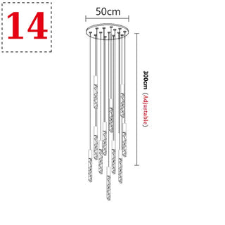 Rufus - Crystal Pendant Ceiling Chandelier